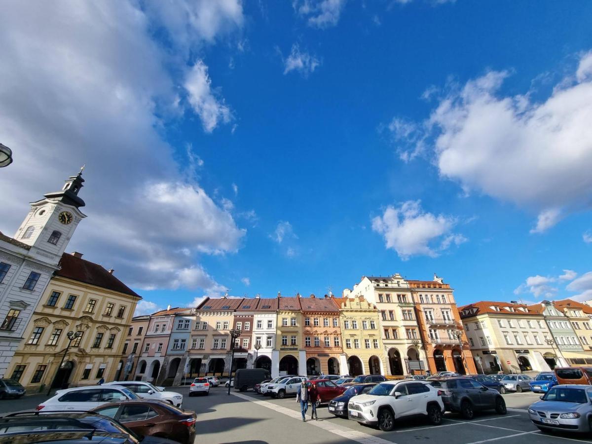 Velke Studio Na Velkem Namesti S Vybavenou Kuchyni Градець-Кралове Екстер'єр фото